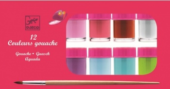 Djeco gouache paints pink